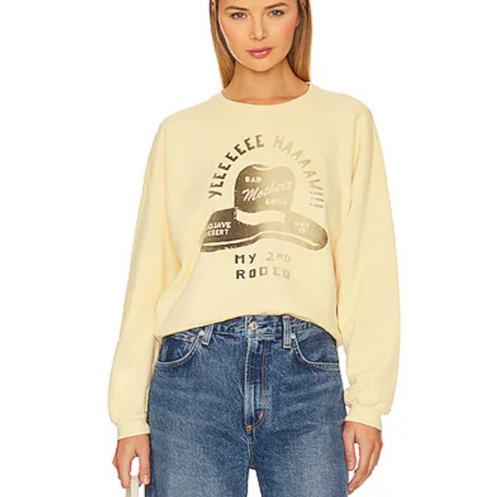 Mother My 2nd Rodeo sweat shirt NWT SZ M - Picture 10 of 13